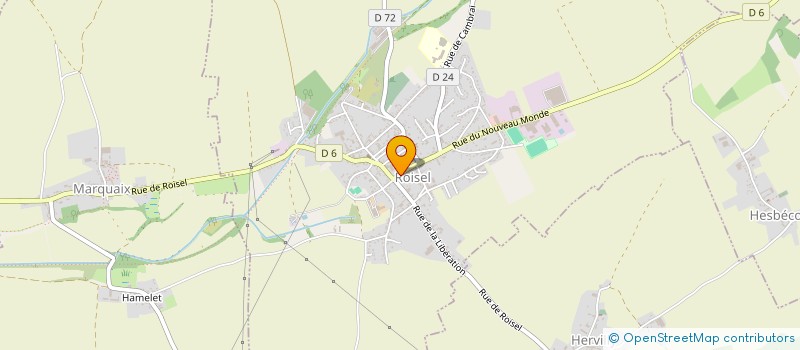 localisation de l'entreprise SCI PRD  ROISEL