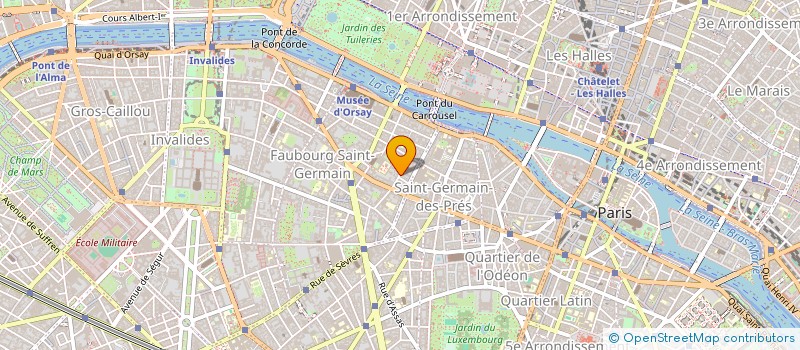 localisation de l'entreprise SCI PRE AUX CLERCS à PARIS