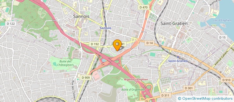 localisation de l'entreprise SCI PRE BROCHET  SANNOIS