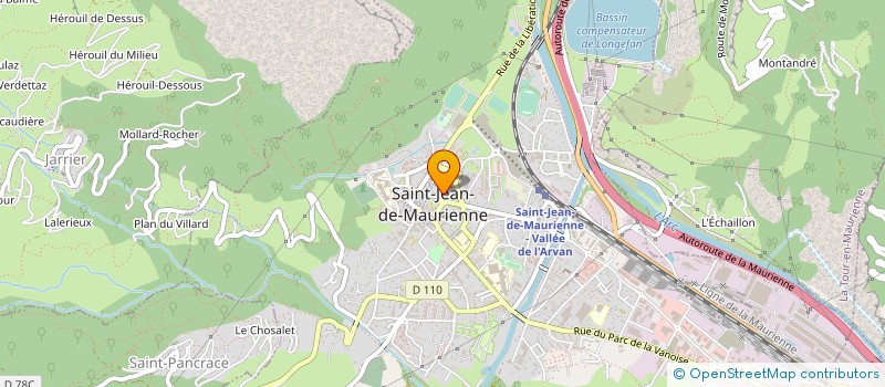 localisation de l'entreprise SCI PRE DE L'OR  SAINT-JEAN-DE-MAURIENNE