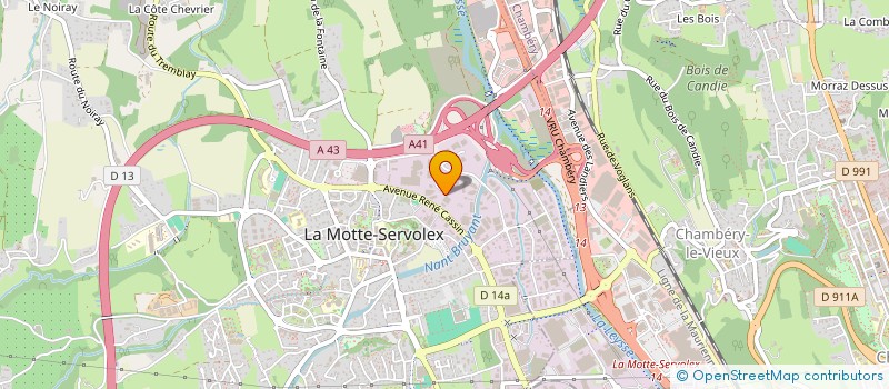 localisation de l'entreprise SCI PRE DES LYS  LA MOTTE-SERVOLEX