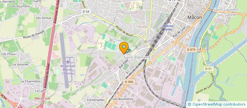 localisation de l'entreprise SCI PRE DES PLANCHES  MACON