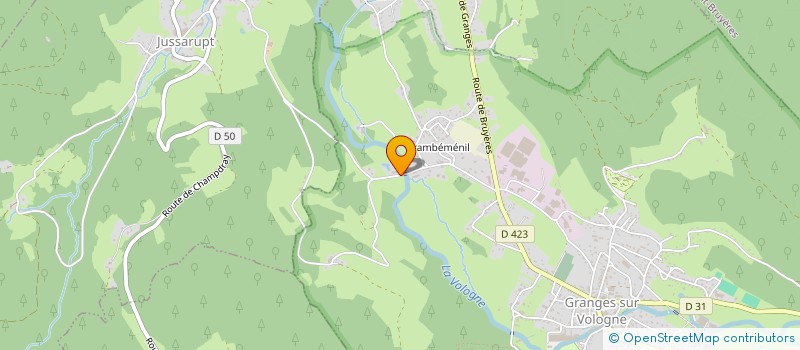 localisation de l'entreprise SCI PRE DES ROSES  GRANGES-AUMONTZEY