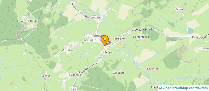 localisation de l'entreprise SCI PRE DESSOUS LA ROUE  SAINT-ROMAIN-SOUS-GOURDON