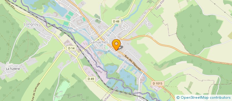 localisation de l'entreprise SCI PRE DU GRAND MARCHE  GAMACHES