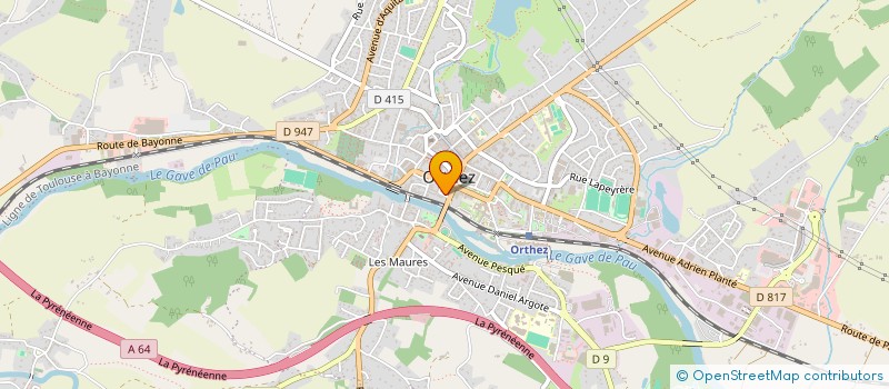 localisation de l'entreprise SCI PRE DU MANOIR  ORTHEZ