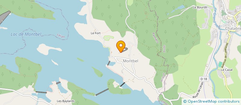 localisation de l'entreprise SCI PRE DU MOULIN à MONTBEL