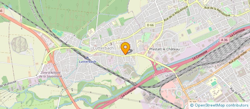 localisation de l'entreprise SCI PRE DU MOULIN  LUTTERBACH