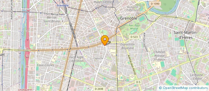 localisation de l'entreprise SCI PRE GAMBU  GRENOBLE
