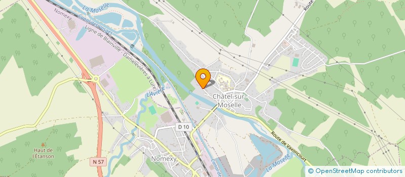 localisation de l'entreprise SCI PRE LE DOMAINE  CHATEL-SUR-MOSELLE