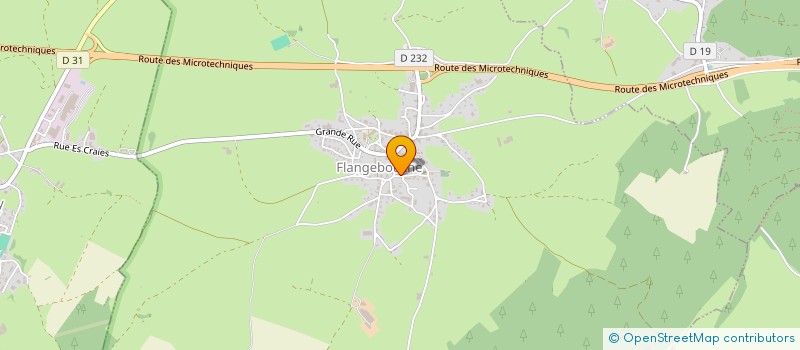 localisation de l'entreprise SCI PRE MANON  FUANS