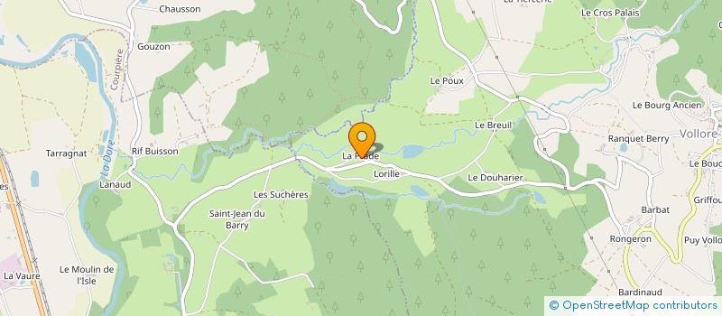 localisation de l'entreprise SCI PRE NAVARON  SAINTE-AGATHE