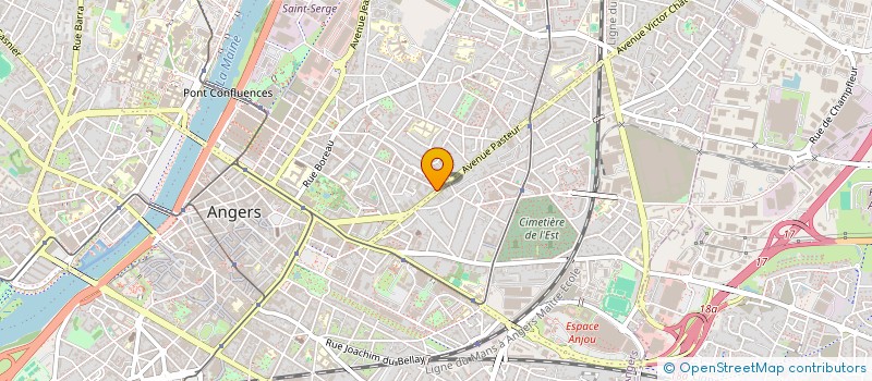 localisation de l'entreprise SCI PRE-PIGEON-PASTEUR à ANGERS