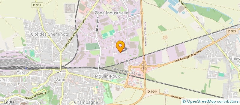 localisation de l'entreprise SCI PRE ROBERT à LAON
