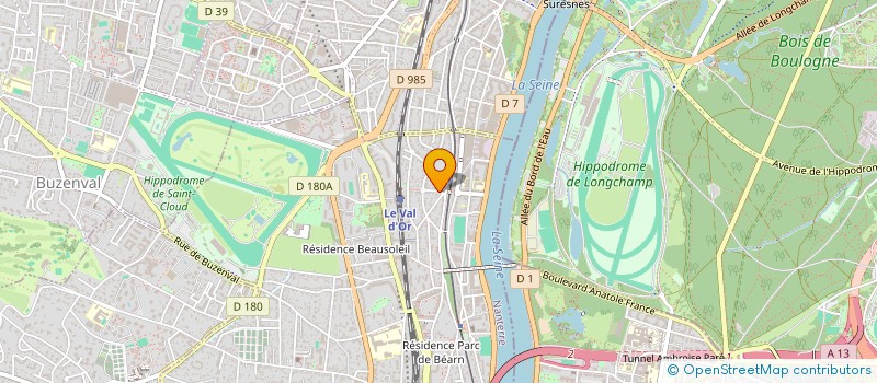localisation de l'entreprise SCI PRE SAINT AMOUR à SAINT-CLOUD