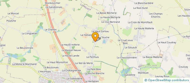 localisation de l'entreprise SCI PRE SAINT FRANCOIS  MELESSE