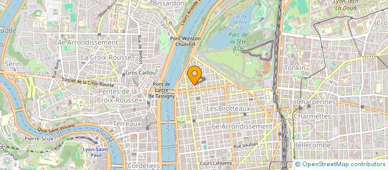 localisation de l'entreprise SCI PRE VENDOME  LYON