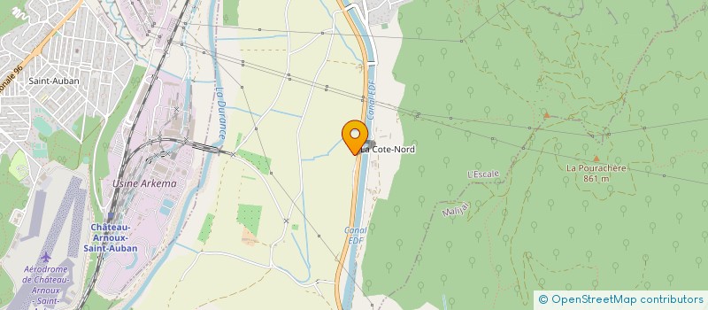 localisation de l'entreprise SCI PREAMBULE  CHATEAU-ARNOUX-SAINT-AUBAN