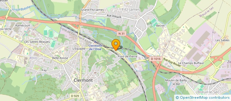 localisation de l'entreprise SCI PREAMBULE  CLERMONT