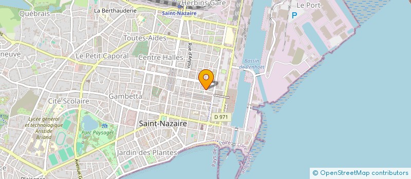 localisation de l'entreprise SCI PREAU  SAINT-NAZAIRE