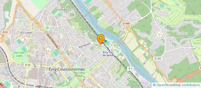 localisation de l'entreprise SCI PREBA à EVRY-COURCOURONNES