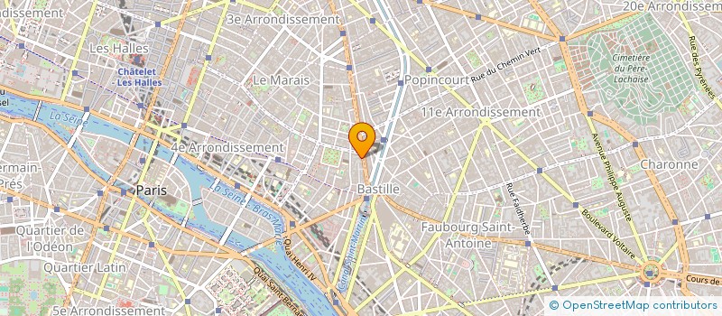 localisation de l'entreprise SCI PRECHEURS  PARIS