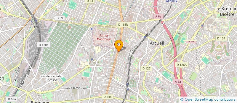 localisation de l'entreprise SCI PRED ARCUEIL  ARCUEIL