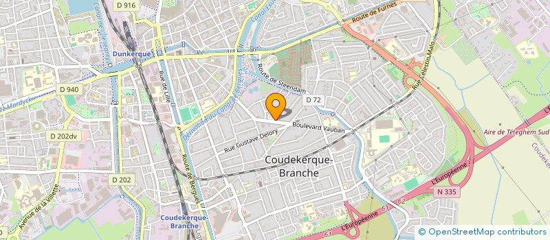 localisation de l'entreprise SCI PREDA  COUDEKERQUE-BRANCHE