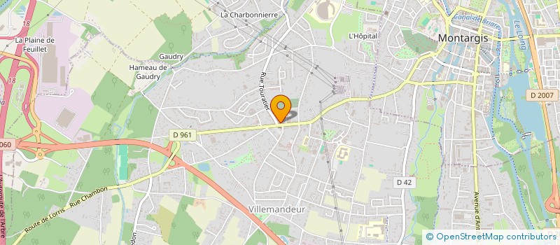 localisation de l'entreprise SCI PREE AUX DUCS à VILLEMANDEUR