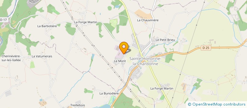localisation de l'entreprise SCI PREFAVENIR à SAINTE-HONORINE-LA-CHARDONNE