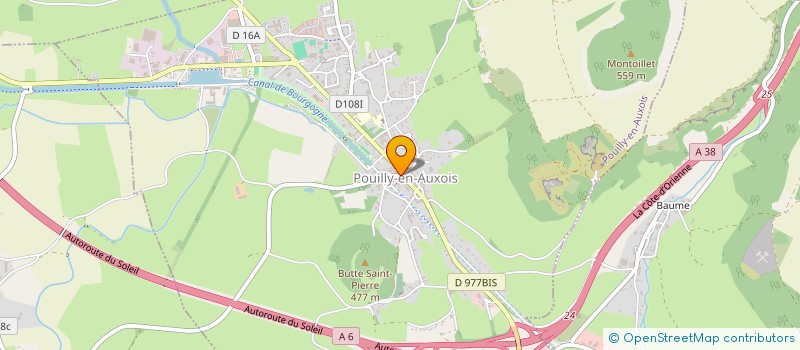 localisation de l'entreprise SCI PREFECT-ART  POUILLY-EN-AUXOIS