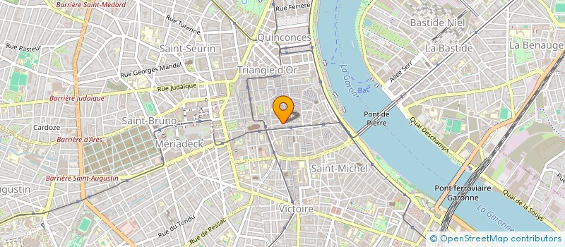 localisation de l'entreprise SCI PREGA  BORDEAUX