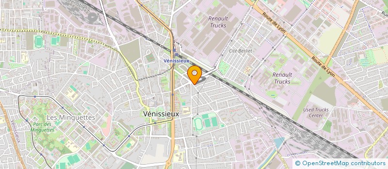 localisation de l'entreprise SCI PREGAM 2  VENISSIEUX