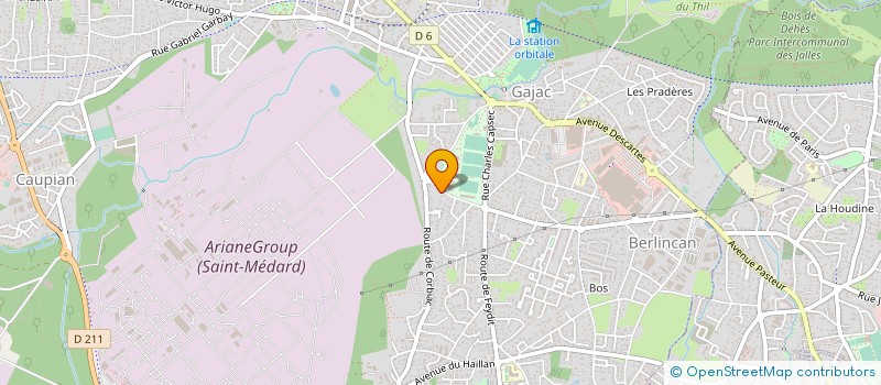 localisation de l'entreprise SCI PREGY  SAINT-MEDARD-EN-JALLES