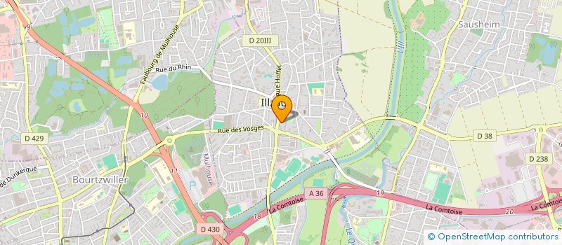 localisation de l'entreprise SCI PREISSIG  ILLZACH