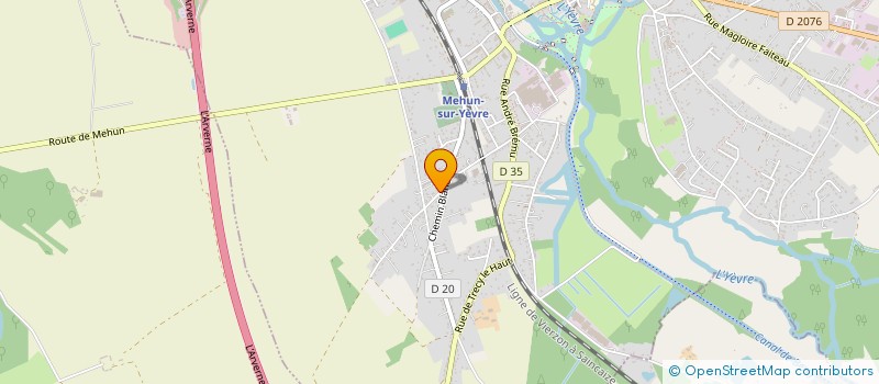 localisation de l'entreprise SCI PREJ  BOURGES