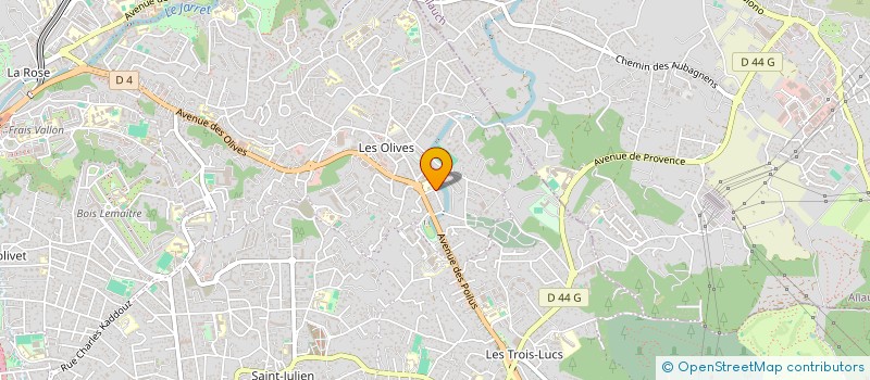 localisation de l'entreprise SCI PRELUDE à MARSEILLE