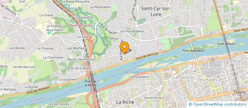 localisation de l'entreprise SCI PRELUDE à SAINT-CYR-SUR-LOIRE