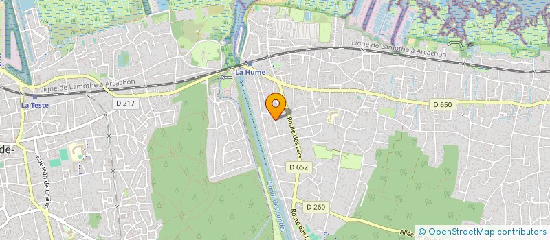 localisation de l'entreprise SCI PRELUDE à GUJAN-MESTRAS