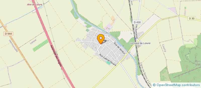 localisation de l'entreprise SCI PRELUDE  LOIVRE
