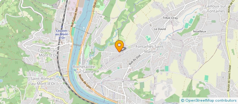 localisation de l'entreprise SCI PREM  ROCHETAILLEE-SUR-SAONE