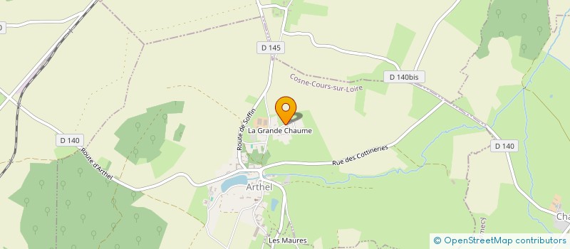 localisation de l'entreprise SCI PREMERY DU LAC  PREMERY