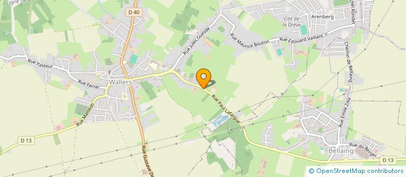 localisation de l'entreprise SCI PREMIER AVRIL à WALLERS