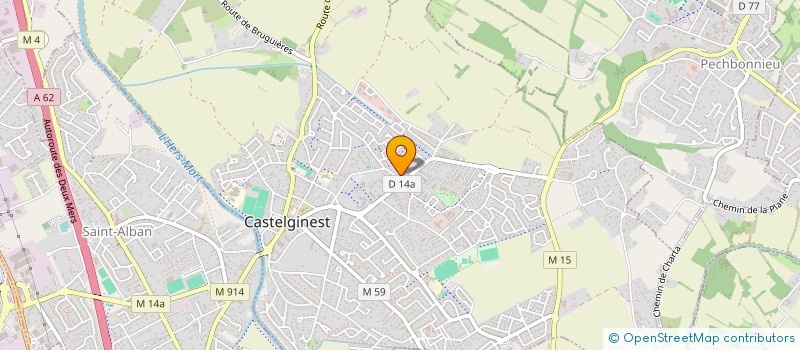 localisation de l'entreprise SCI PREMIER DECEMBRE  CASTELGINEST