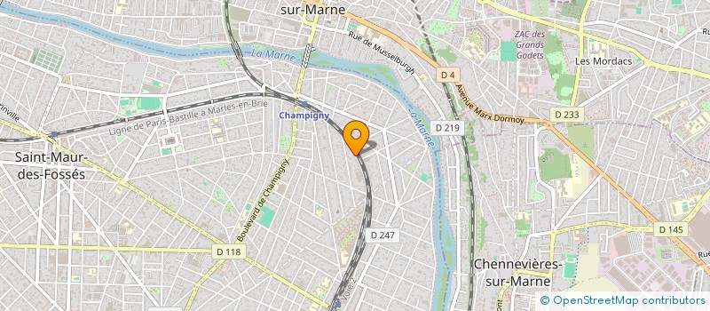 localisation de l'entreprise SCI PREMIER PAS à SAINT-MAUR-DES-FOSSES