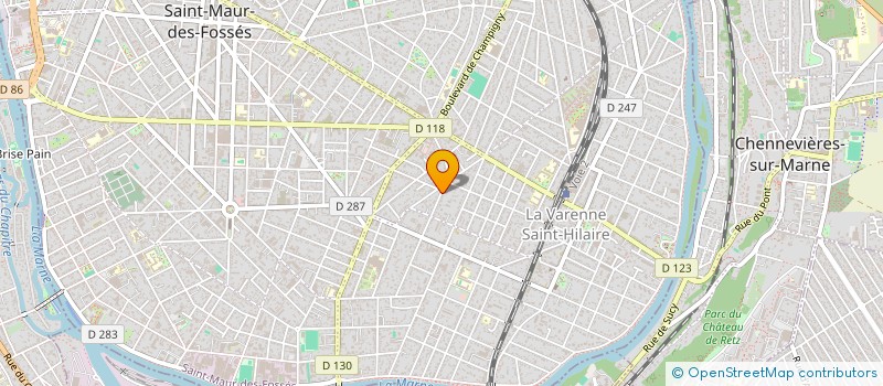 localisation de l'entreprise SCI PREMIERE à SAINT-MAUR-DES-FOSSES