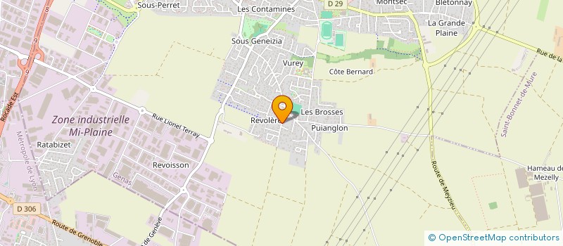 localisation de l'entreprise SCI PREMIERE  GENAS