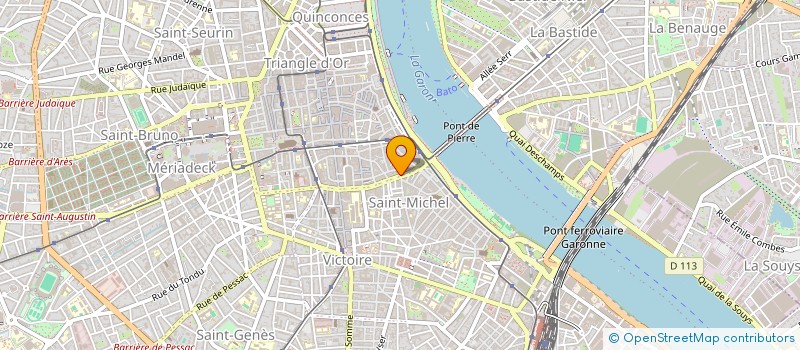 localisation de l'entreprise SCI PREMIERE  BORDEAUX