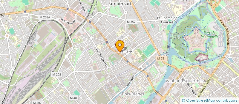 localisation de l'entreprise SCI PREMIERE à LAMBERSART