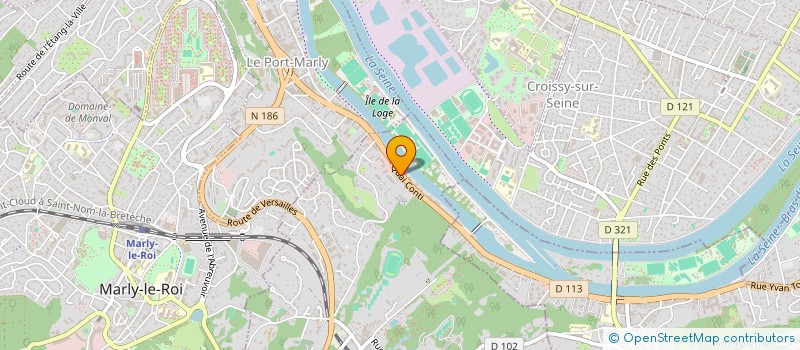 localisation de l'entreprise SCI PREMIERE  LOUVECIENNES